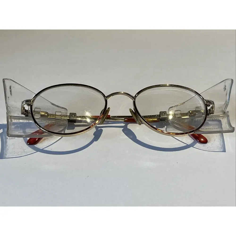 titmus Vintage Eyewear z87 tor cs96 Safety Eyeglasses 52-20 Metal Frames Only